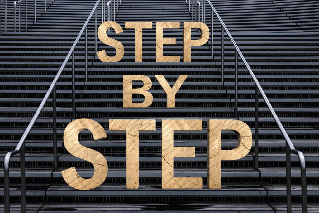 steps on a staircase